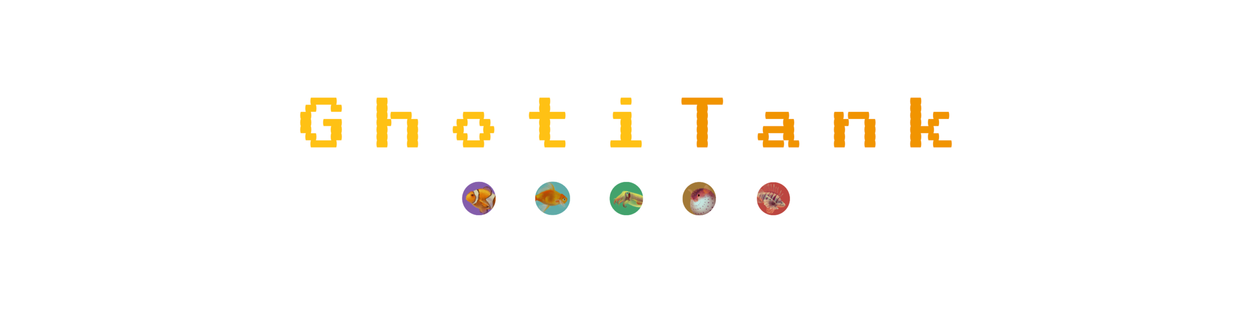 GhotiTank logo and fish icons